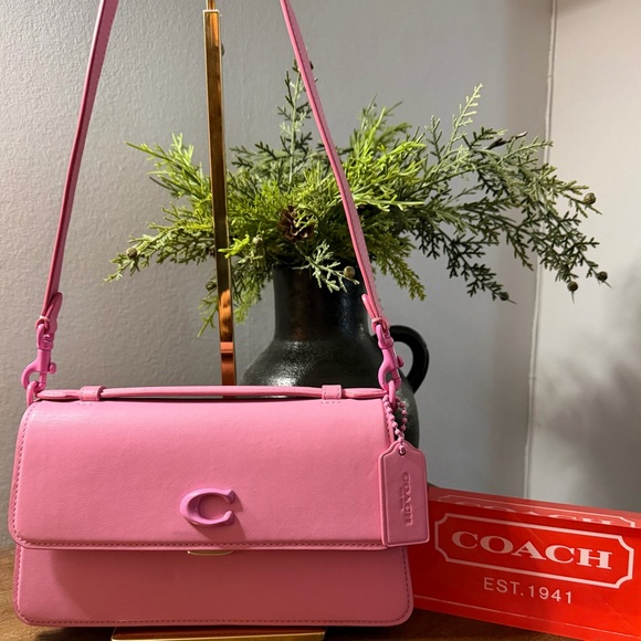 Coach Handbags - Coach Pink Juno Bag